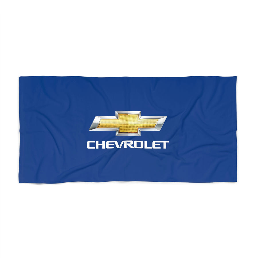 Dark Blue Chevrolet Beach Towel™