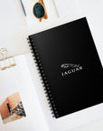 Black Jaguar Spiral Notebook - Ruled Line™