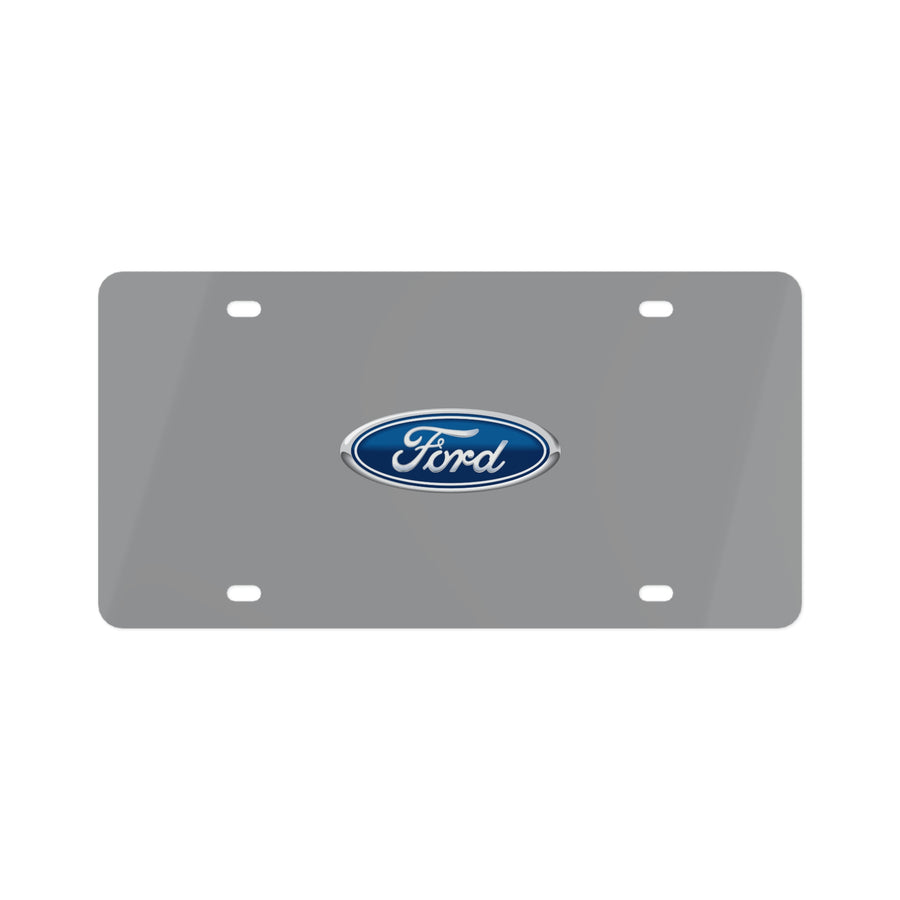 Grey Ford License Plate™