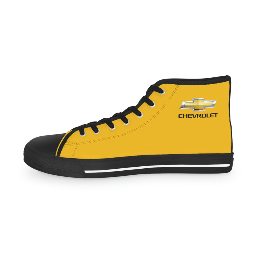 Men's Yellow Chevrolet High Top Sneakers™