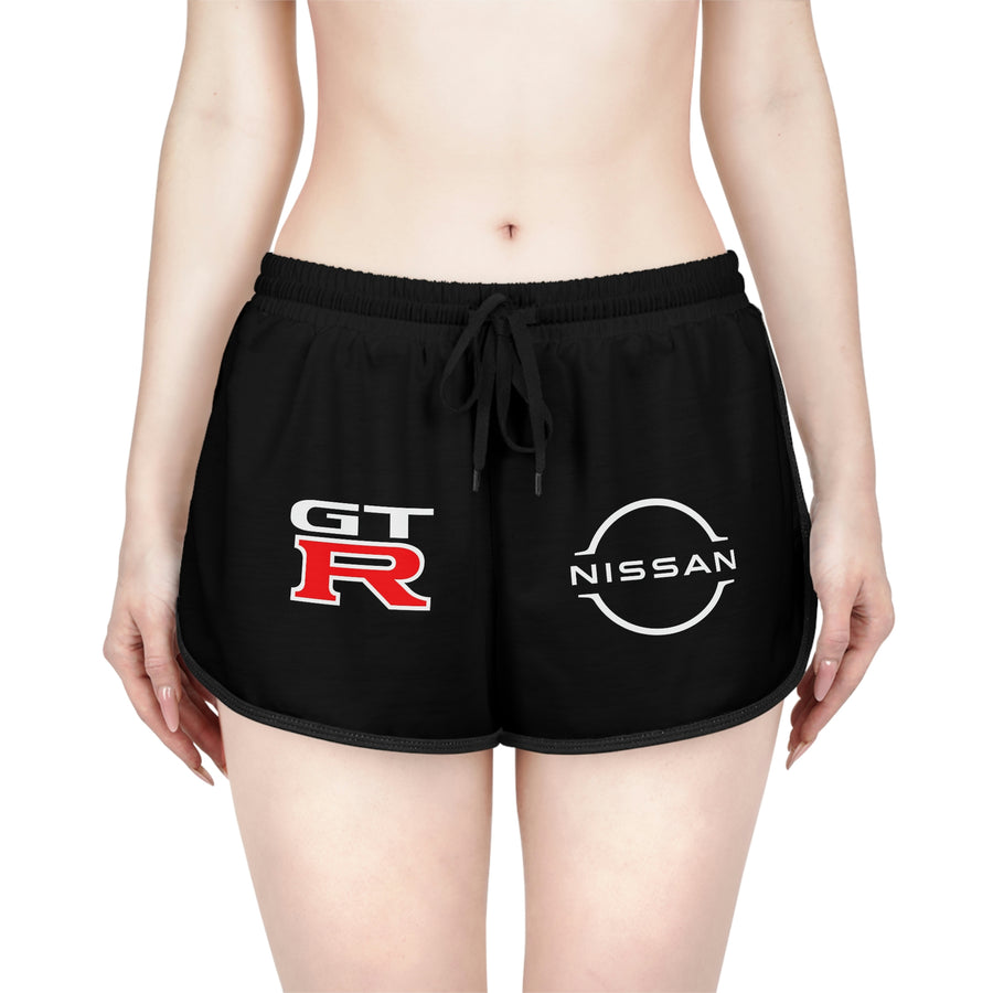 Women's Relaxed Black Nissan GTR Shorts™