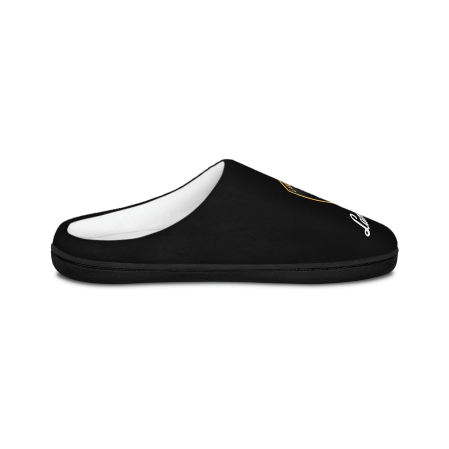 Unisex Black Lamborghini Indoor Slippers™