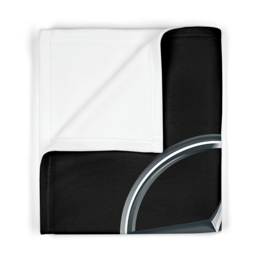 Black Mercedes Soft Fleece Baby Blanket™