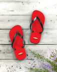 Unisex Red Chevrolet Flip Flops™