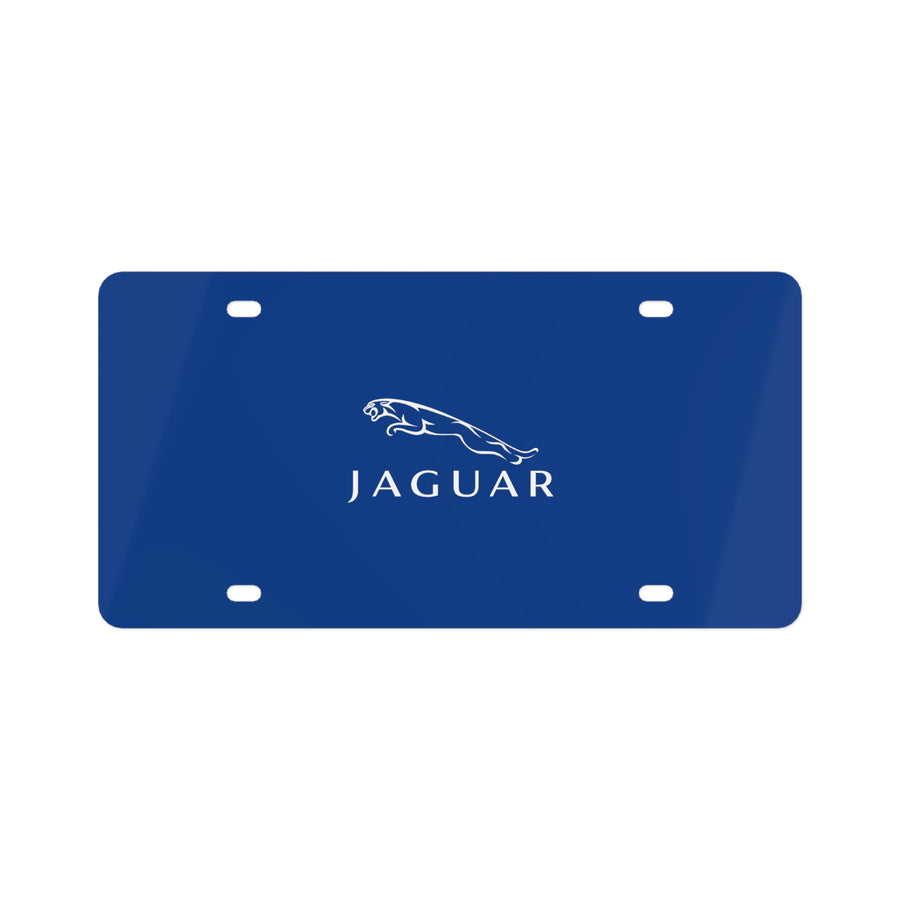 Dark Blue Jaguar License Plate™