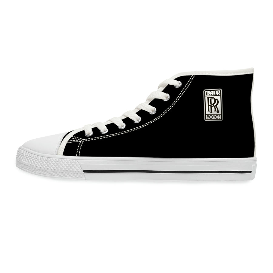 Women's Black Rolls Royce High Top Sneakers™