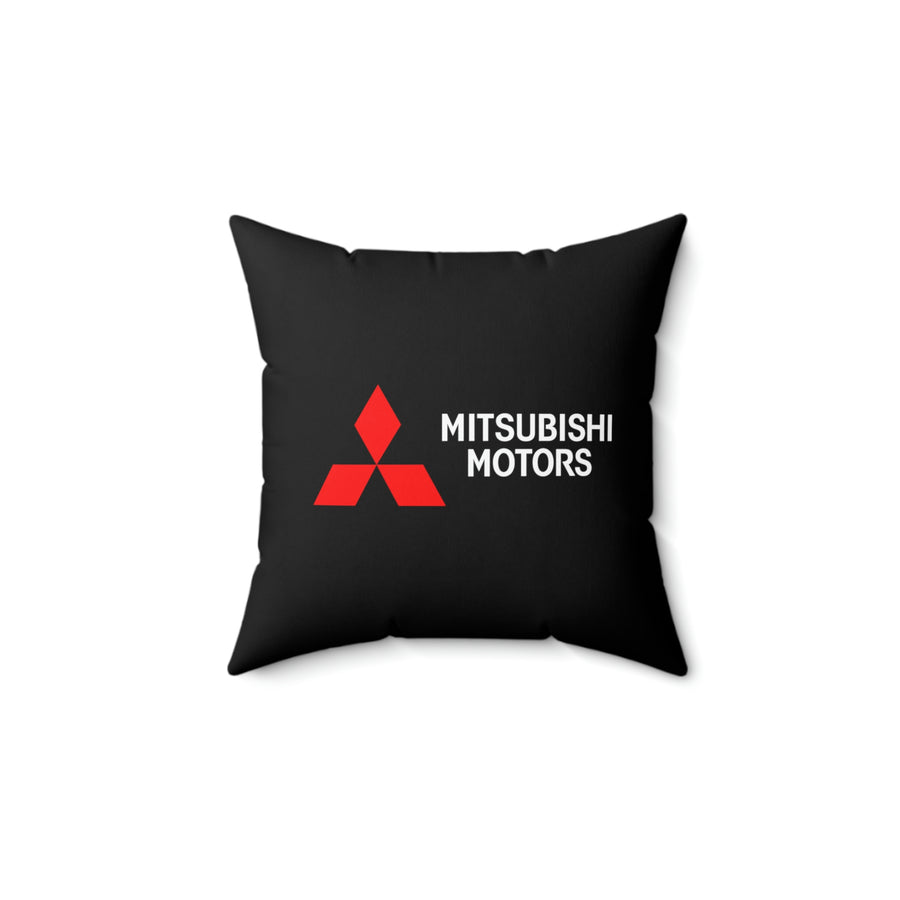 Black Mitsubishi Spun Polyester Square Pillow™