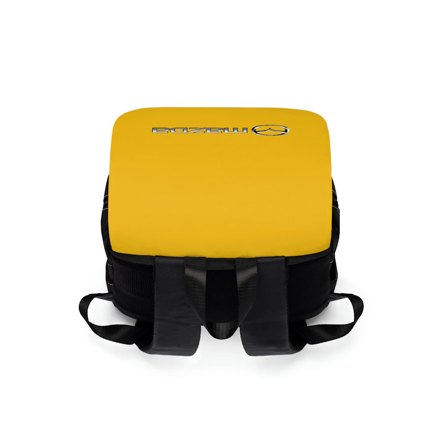 Unisex Yellow Mazda Casual Shoulder Backpack™