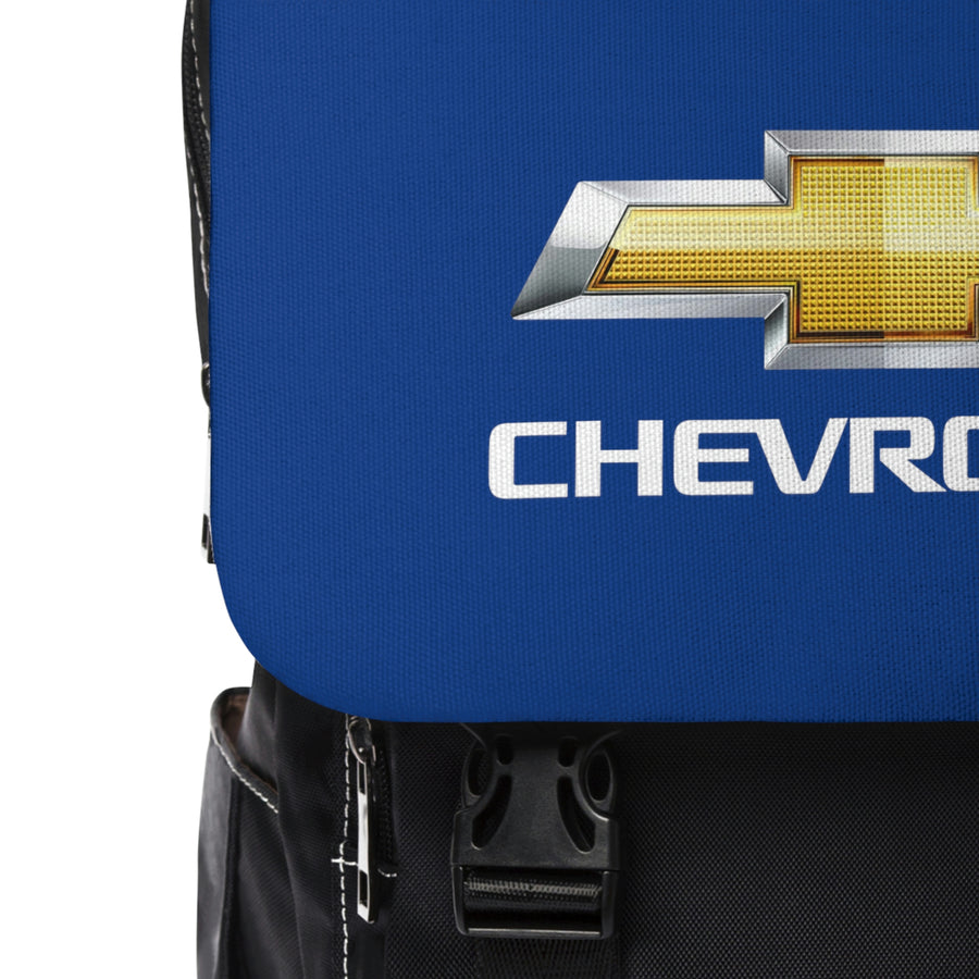 Unisex Dark Blue Chevrolet Casual Shoulder Backpack™