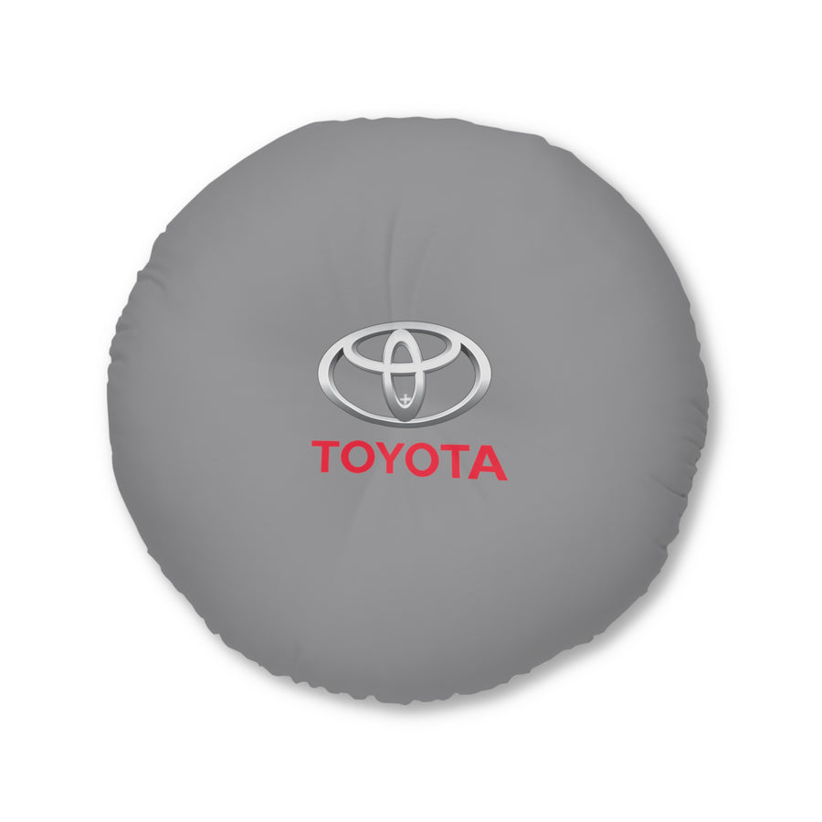 Grey Toyota Tufted Floor Pillow, Round™