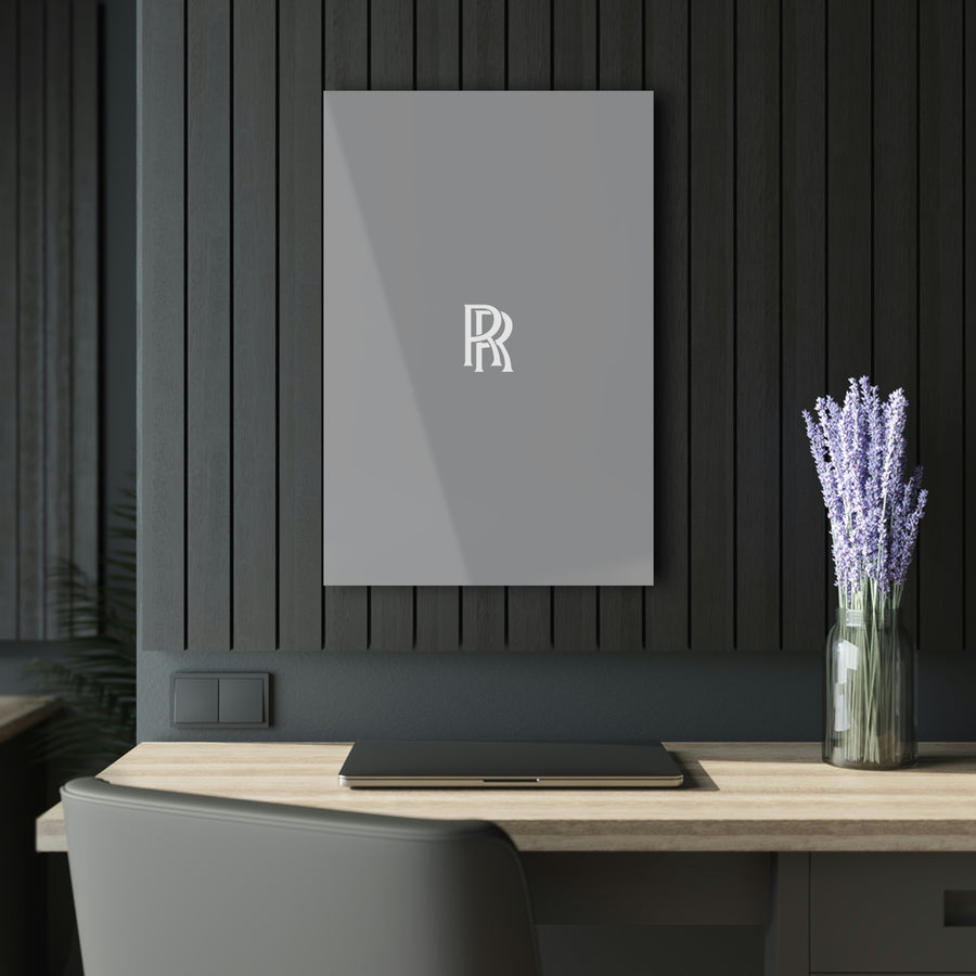 Grey Rolls Royce Acrylic Prints (French Cleat Hanging)™