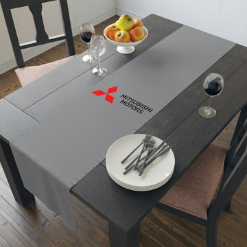 Grey Mitsubishi Table Runner (Cotton, Poly)™