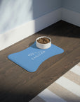 Light Blue Jaguar Pet Feeding Mats™