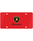 Red Lamborghini License Plate™
