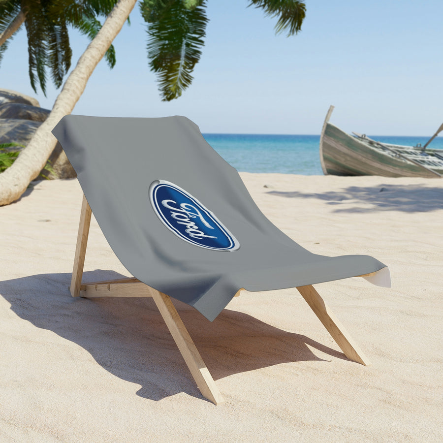 Grey Ford Beach Towel™