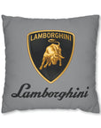 Grey Lamborghini Spun Polyester pillowcase™