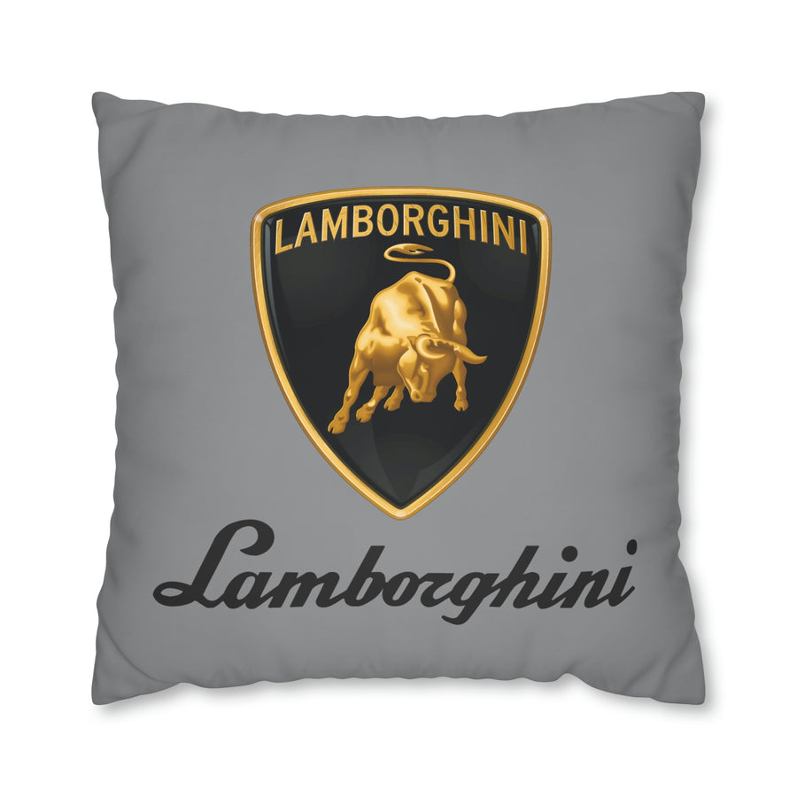 Grey Lamborghini Spun Polyester pillowcase™