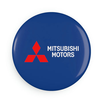 Dark Blue Mitsubishi Button Magnet, Round (10 pcs)™