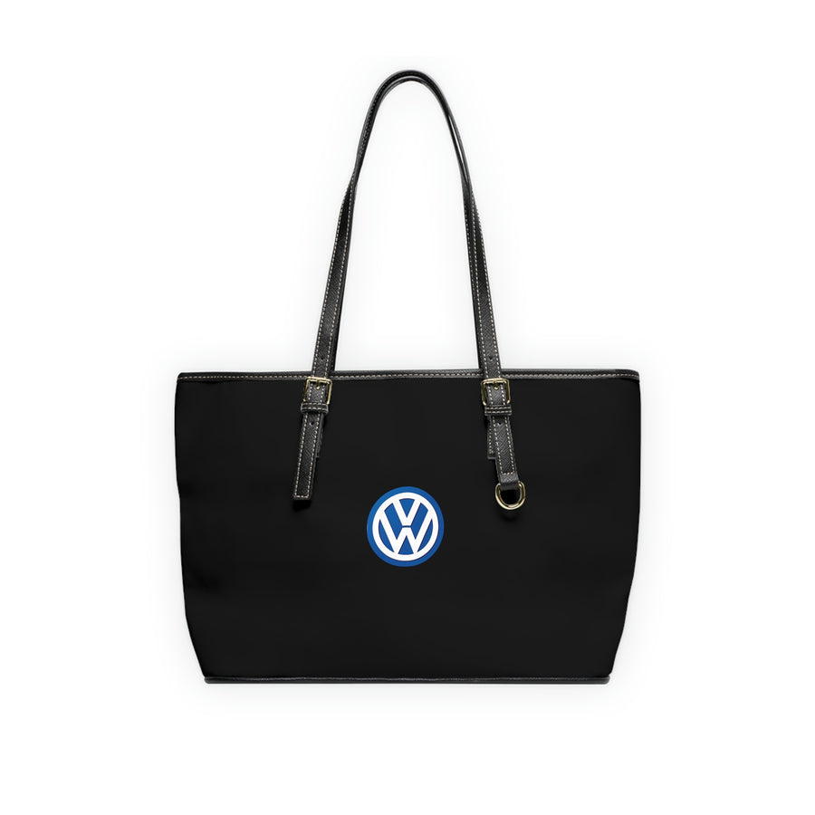 Black Volkswagen Leather Shoulder Bag™