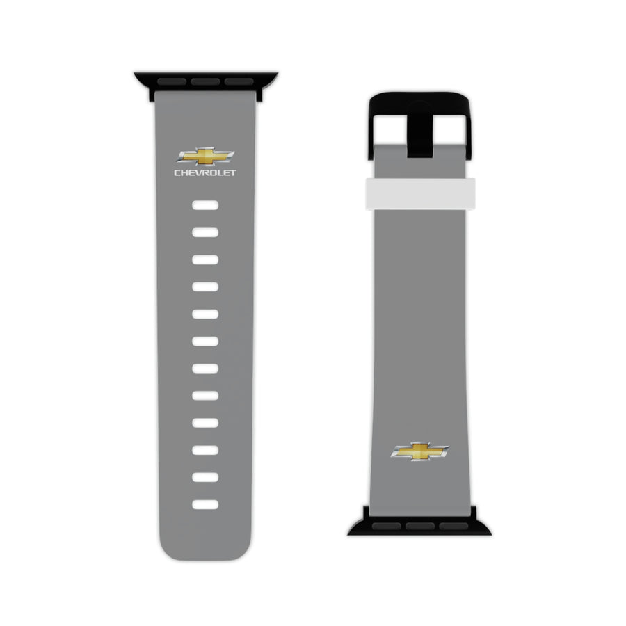 Grey Chevrolet Watch Band for Apple Watch™