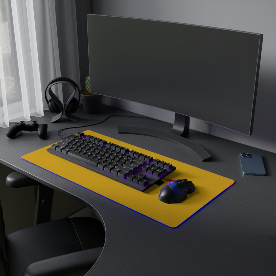 Yellow McLaren LED Gaming Mouse Pad™