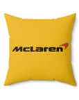 Yellow Mclaren Spun Polyester Square Pillow™