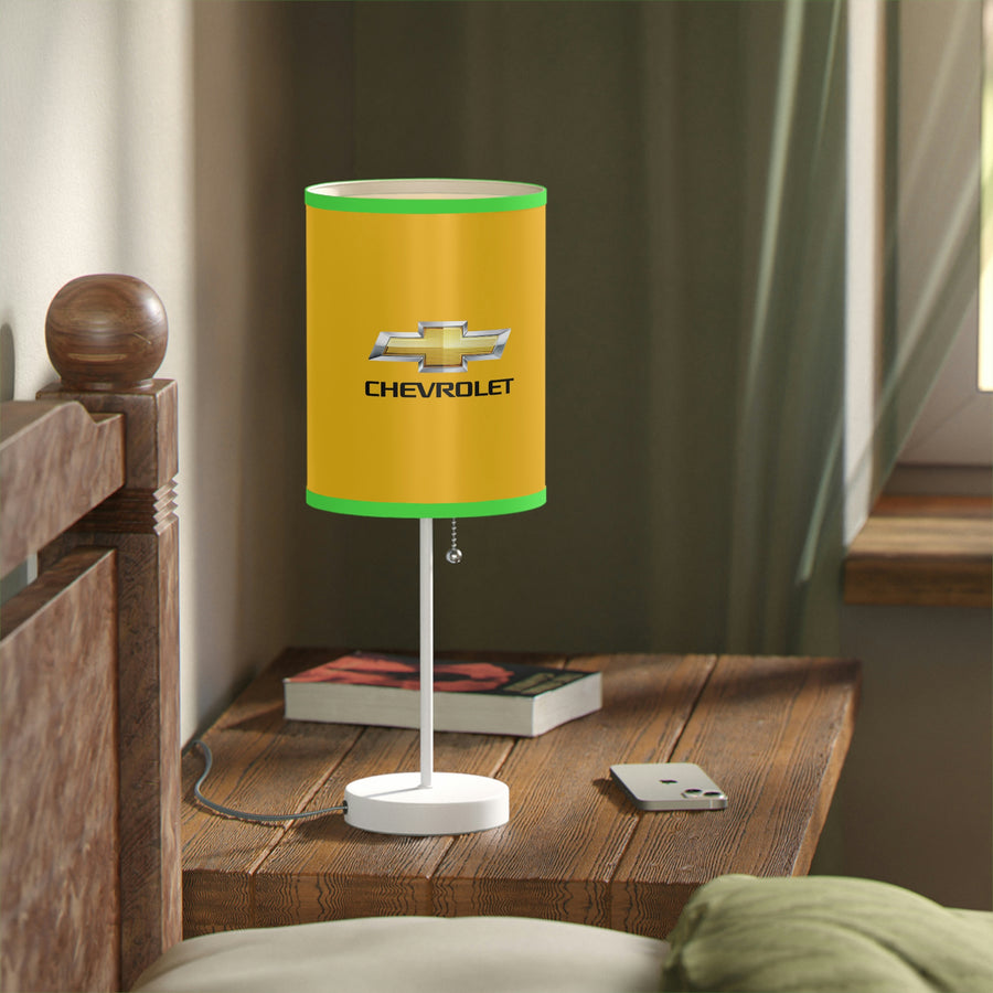 Yellow Chevrolet Lamp on a Stand, US|CA plug™