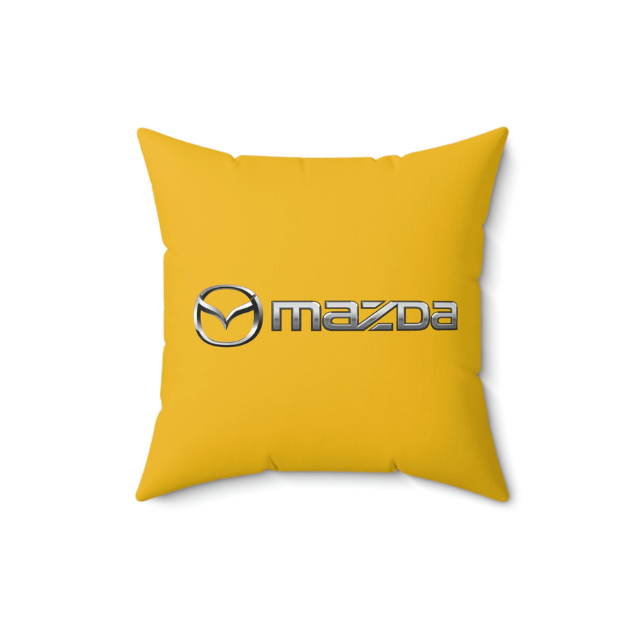 Yellow Mazda Spun Polyester Square Pillow™