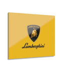 Yellow Lamborghini Acrylic Prints (French Cleat Hanging)™