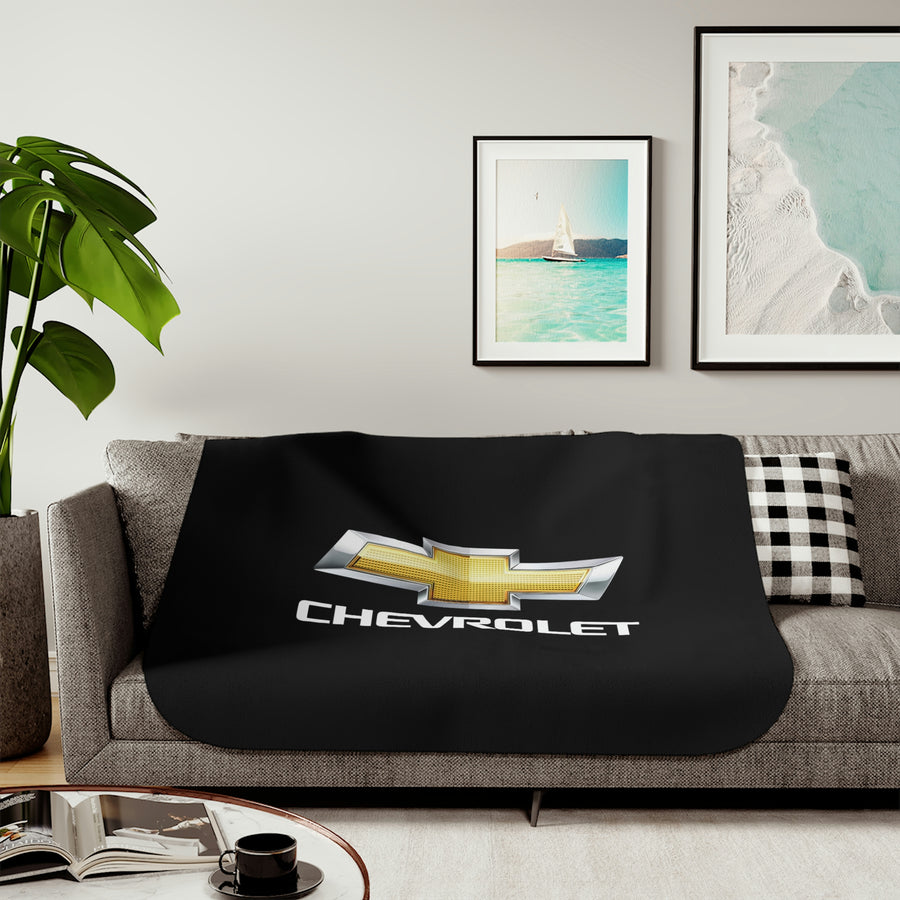 Black Chevrolet Sherpa Blanket™