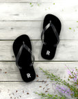 Unisex Black Rolls Royce Flip Flops™