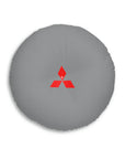 Grey Mitsubishi Tufted Floor Pillow, Round™