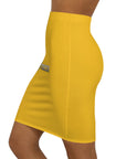 Women's Yellow Mazda Mini Skirt™