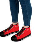 Women's Red Jaguar High Top Sneakers™