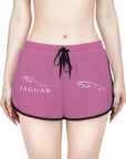 Women's Light Pink Jaguar Relaxed Shorts™