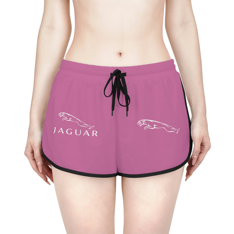 Women's Light Pink Jaguar Relaxed Shorts™