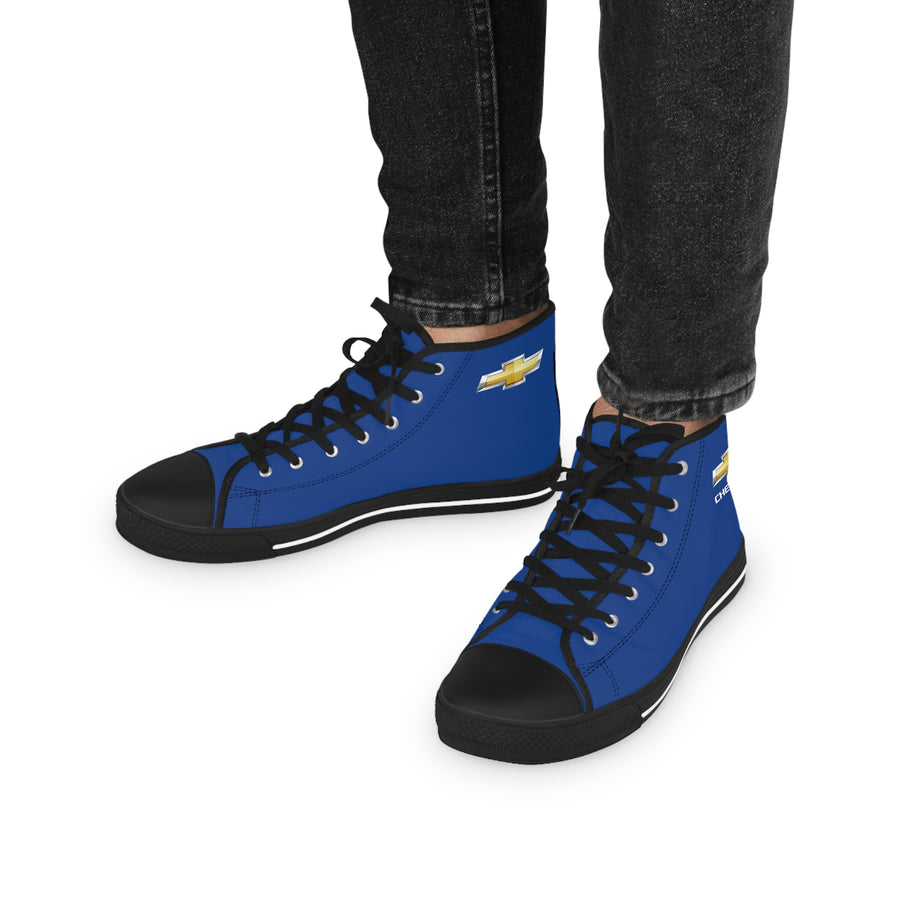 Men's Dark Blue Chevrolet High Top Sneakers™