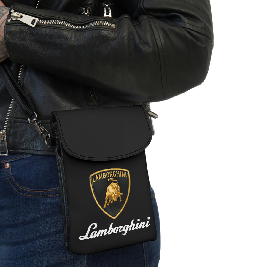 Small Black Lamborghini Cell Phone Wallet™