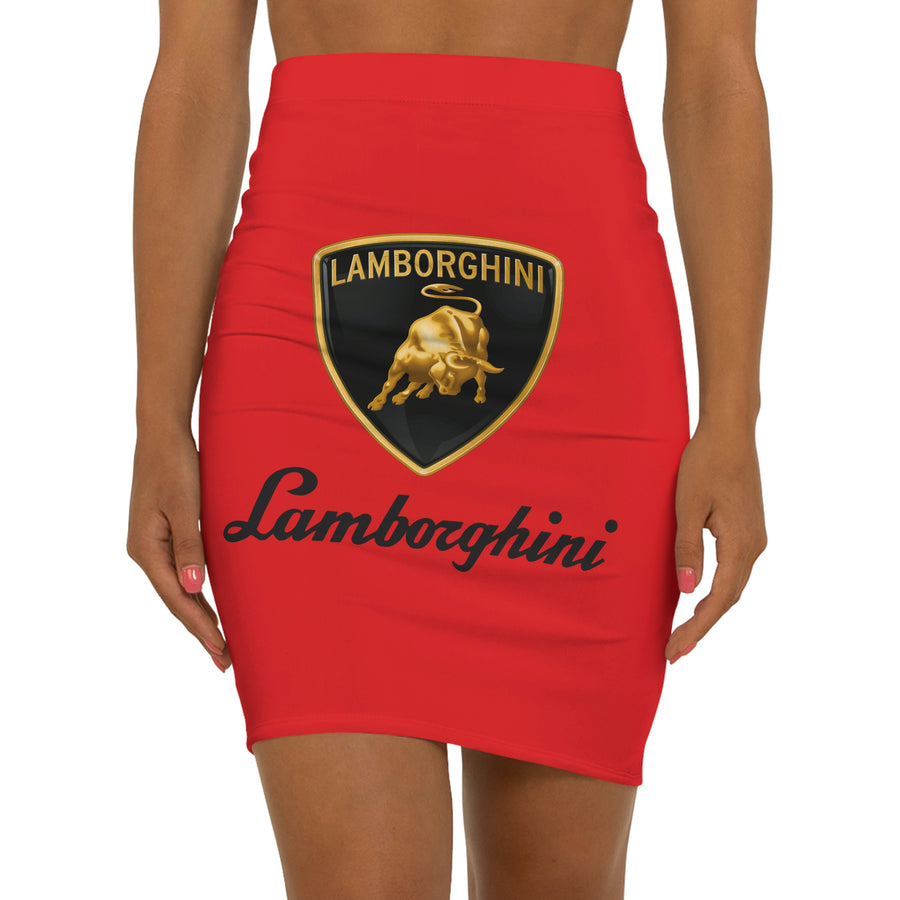 Women's Red Lamborghini Mini Skirt™