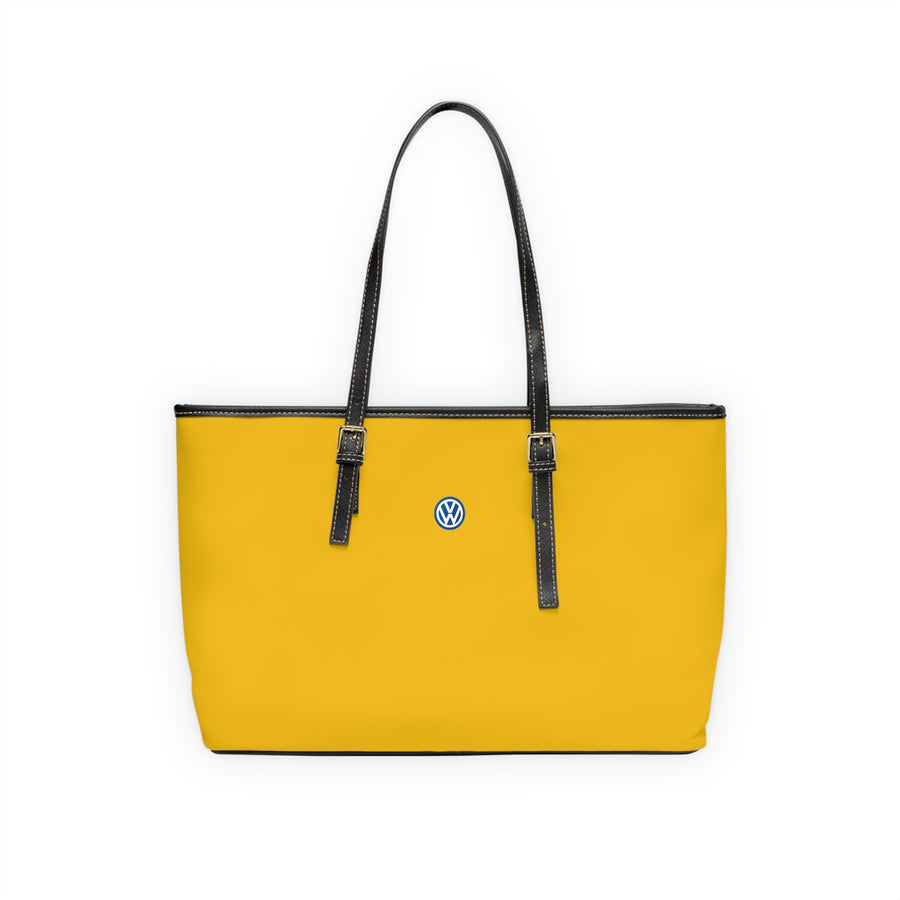 Yellow Volkswagen Leather Shoulder Bag™