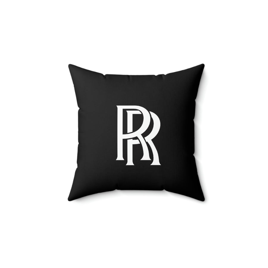 Black Rolls Royce Spun Polyester Square Pillow™