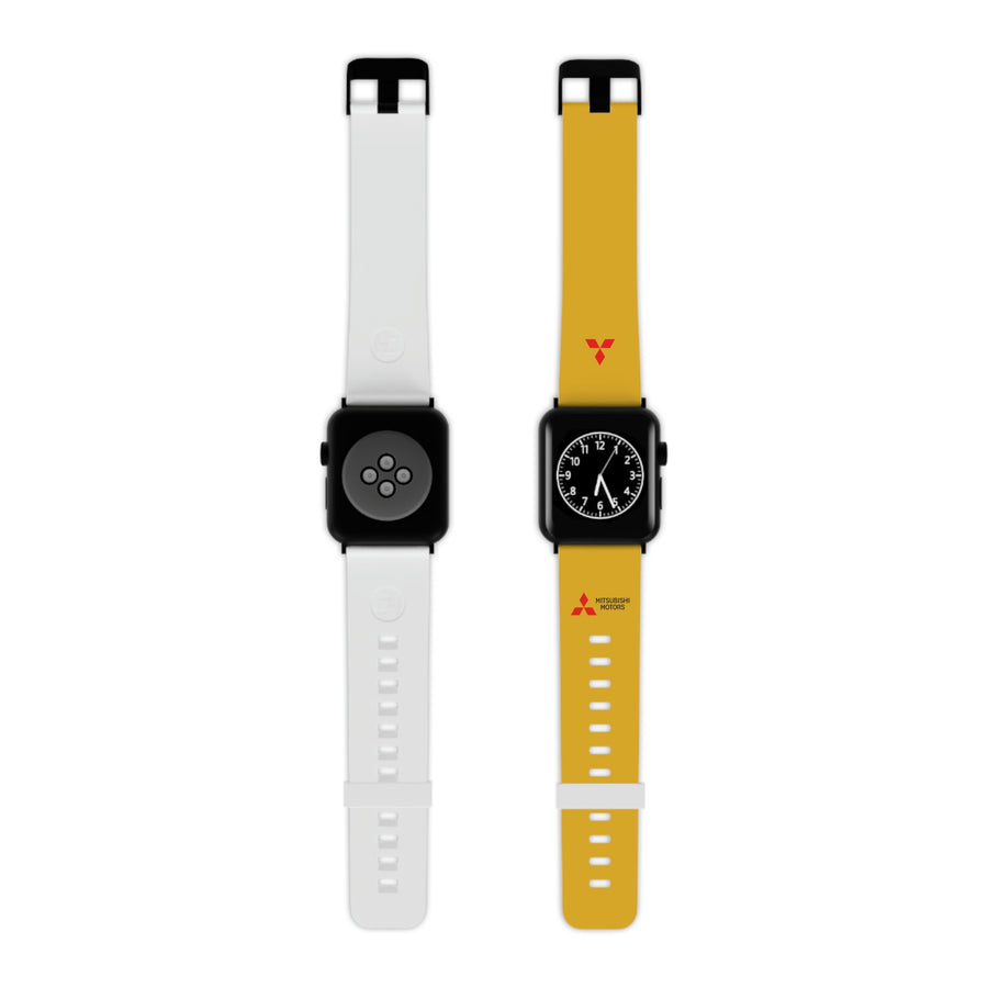 Yellow Mitsubishi Watch Band for Apple Watch™