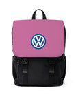 Unisex Pink Volkswagen Casual Shoulder Backpack™