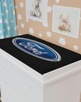 Black Ford Baby Changing Pad Cover™