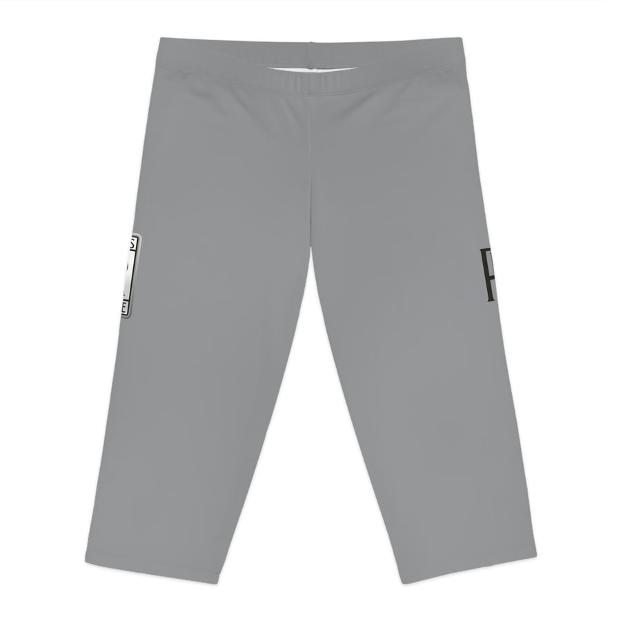 Women's Grey Rolls Royce Capri Leggings™