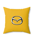 Yellow Mazda Spun Polyester Square Pillow™