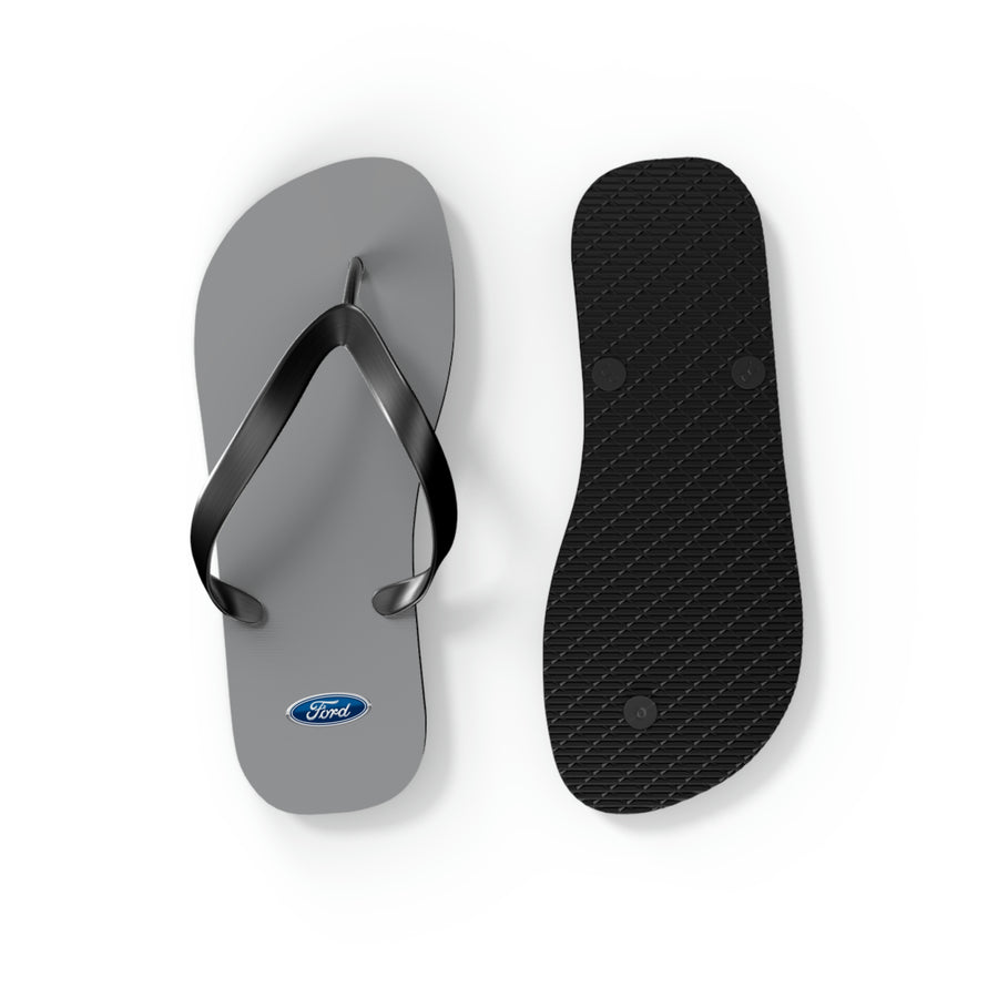 Unisex Grey Ford Flip Flops™