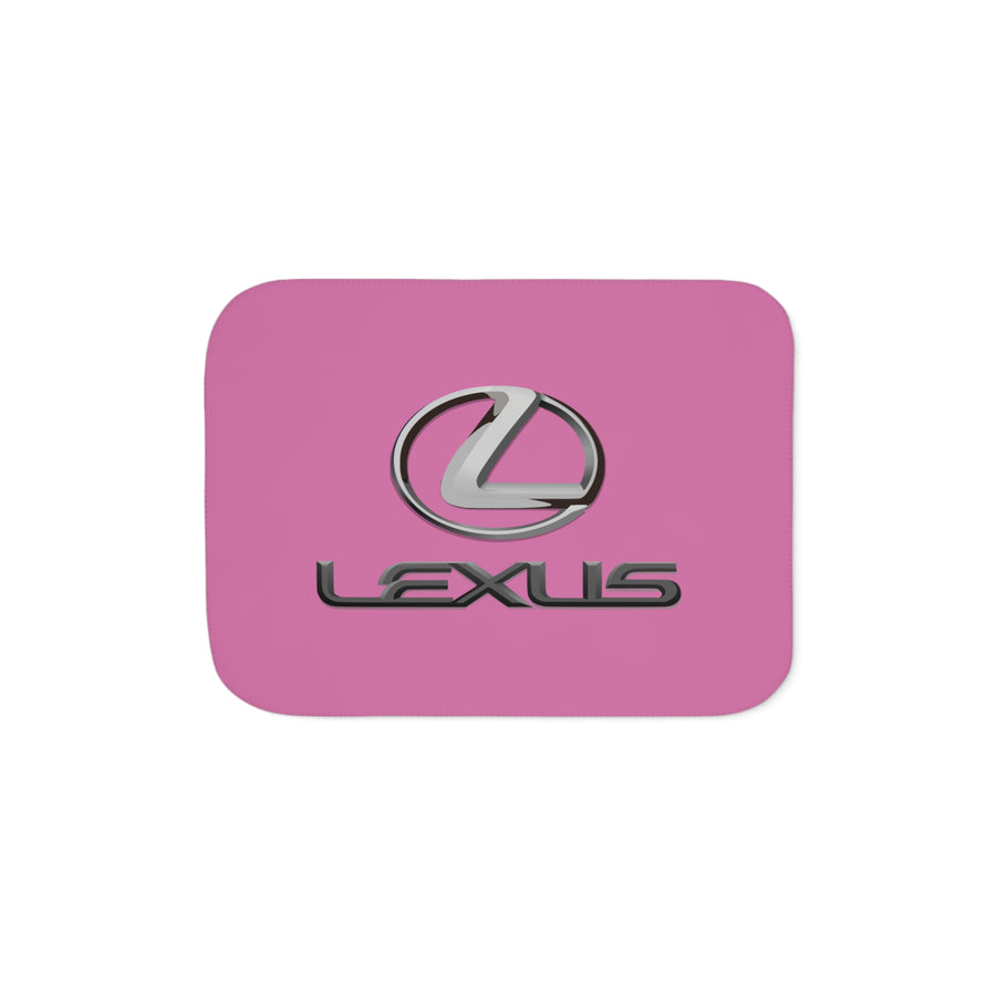 Light Pink Lexus Sherpa Blanket™