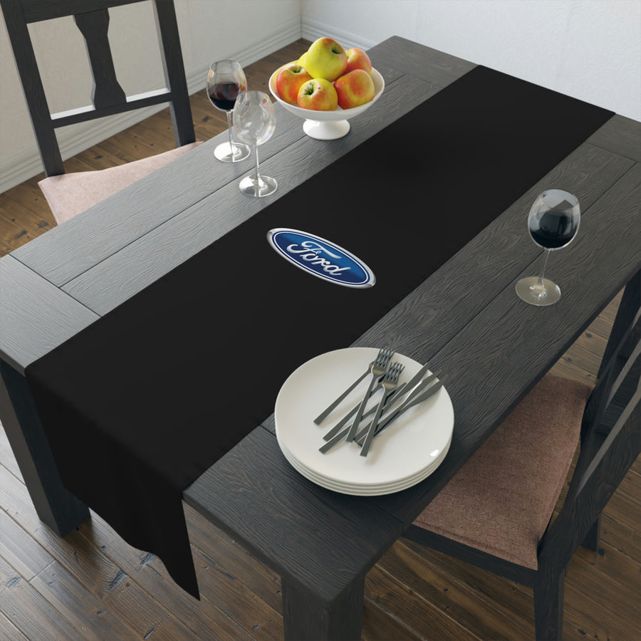 Black Ford Table Runner (Cotton, Poly)™