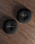 Black Mazda Tufted Floor Pillow, Round™